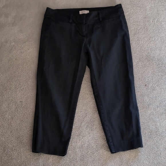 LOFT Pants - LOFT Black Capri Pants